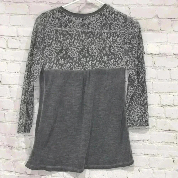 DG2 Diane Gilman Acid-Wash Tee Size XS - Picture 2 of 4